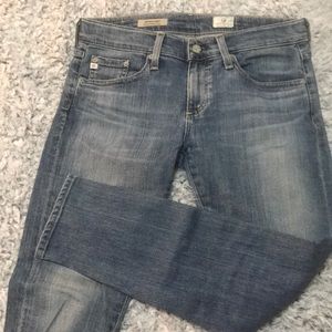 AG Nikki Crop Relaxed Skinny Crop denim jean